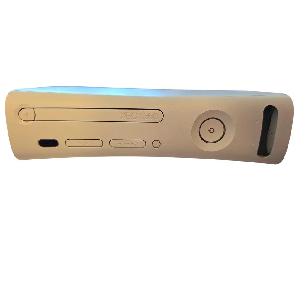 Microsoft Xbox 360 Pro White Console 120GB HDD HDMI Port with 175W Power Supply